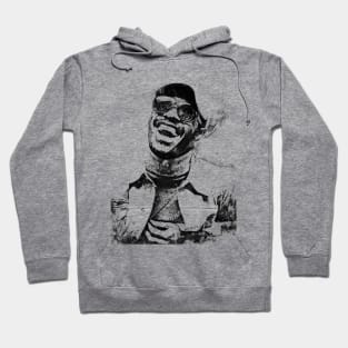 Stevie Wonder Faded Hoodie